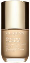 Clarins Everlasting Youth Fluid Foundation élénkítő make-up SPF 15 árnyalat 101 Linen 30 ml