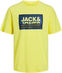 JACK & JONES Férfi póló JCOLOGAN Standard Fit 12253442 Lemon Verbena L