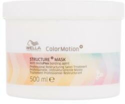 Wella ColorMotion+ Structure Mask hajerősítő pakolás a könnyebb kezelhetőségért és fényért 500 ml nőknek