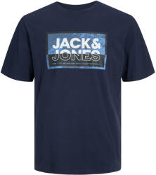 JACK & JONES Férfi póló JCOLOGAN Standard Fit 12253442 Navy Blazer L