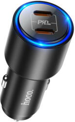 hoco. NZ3 Clear, 40W, 2 x USB Tip-C, Negru (a/aut/NZ3/Hoc/n/bl) - vexio