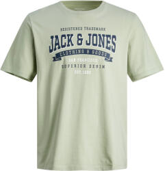 JACK & JONES Férfi póló JJELOGO Standard Fit 12246690 Desert Sage XL