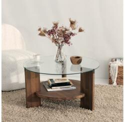 ASIR GROUP Kávésasztal MONDO 40x75 cm fenyő/átlátszó 552NOS2231 (AS1599)