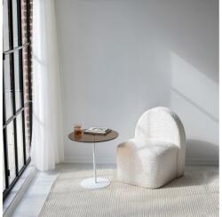 Asir Kisasztal CHILL 50x50 cm fehér/bronz 552NOS1463 (AS1590)