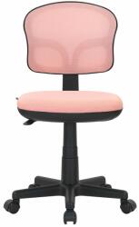 RFG Детски стол RFG Honey Black, до 100кг, меш, полипропиленова база, газов механизъм за регулиране на височината, розов (601L-1/BLACK/HZ3016)