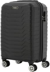 PAUSE PAUSE, Gurulós bőrönd texturált dizájnnal - 55 x 26 x 35, Fekete (314PLN1101)