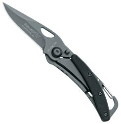 Fox Knives Black Fox, zsebkés, G10 fekete clip markolattal, titánium bevonatú pengével, 14, 5 cm, BF-434 G10