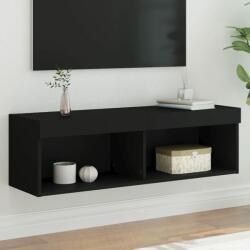 vidaXL fekete TV-szekrény LED-világítással 100 x 30 x 30 cm (837157)