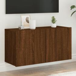 vidaXL barna tölgyszínű falra szerelhető TV-szekrény 80 x 30 x 41 cm (836964)