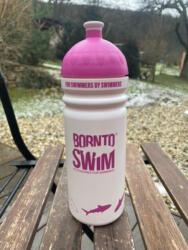 BornToSwim shark water bottle roz