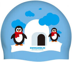 Swimaholic christmas penguin cap albastru deschis