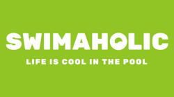 Swimaholic Prosop swimaholic big logo microfibre towel verde Prosop