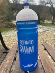 BornToSwim Sticlă de băut sportivă borntoswim shark water bottle albastru