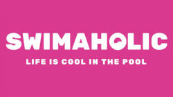 Swimaholic Prosop swimaholic big logo microfibre towel roz Prosop