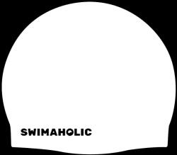 Swimaholic Cască de înot swimaholic seamless cap alb