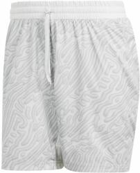 Adidas Pantaloni scurți tenis bărbați "Adidas Tennis Heat. Rdy Pro Printed Ergo 7' Short - grey one/charcoal solid grey