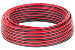 Componenteonline Cablu pentru difuzor, CCA, 0, 75mm2, rosu, negru, 10m, L101981
