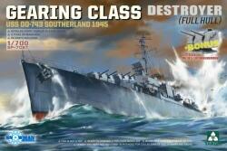 TAKOM GEARING CLASS DESTROYER USS DD-743 SOUTHERLAND 1945 (FULL HULL) 1: 700 (TAKSP7057)