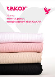 Takoy Mostrar - Manșetă/patent reiat unicolor
