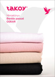 Takoy Mintakönyv - Egyszínű bordás passzé