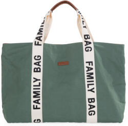Childhome Geanta Childhome Family Bag Signature Verde (CH-CWFBSCGR)