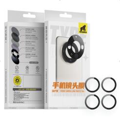 Type Gorilla Samsung S24 Ultra TG 2.5D Kamera Védő Üvegfólia - Fekete