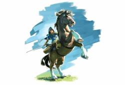  Poster Legend Of Zelda Link On Horse, 61x90cm (poster176)