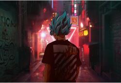  Tablou Canvas Super Saiyajin Blue, 80x50cm, tablou573 (tablou573/50x80cm)