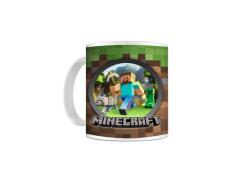 Minecraft Cana Minecraft Steve , Wolf & Creeper , 330ml (mug55)