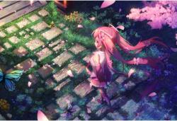  Poster Vocaloid Hatsune Miku Sakura Miku, 61x90cm, poster1403 (poster1403)
