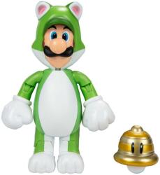 JAKKS Pacific Figurina Luigi Felino Super Mario Nintendo, 10cm (039897914480)