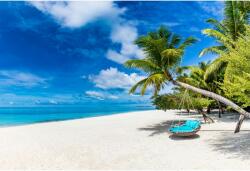  Tablou Canvas Blue Sky Water And A Golden Sand Relaxing Beach, 80x50cm, tabloucanvas1048 (tabloucanvas1048/50x80cm)