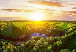 Tablou Canvas Scenic View Of A Winding Mountain River, 80x50cm, tabloucanvas211 (tabloucanvas211/50x80cm)