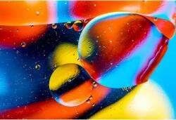 Tablou Canvas Water Drops Falling On Colorful Background, 80x50cm, tabloucanvas1231 (tabloucanvas1231/50x80cm)