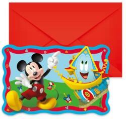 Procos Set 6 Invitatii Mickey Mouser Pentru Petrecere (5201184939390)