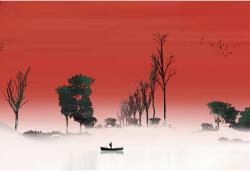  Tablou Canvas Boat Man Routine Minimal, 80x50cm, tablou844 (tablou844/50x80cm)