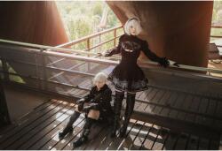 Poster 2b And 9s Nier Automata Cosplay, 61x90cm, poster2243 (poster2243)