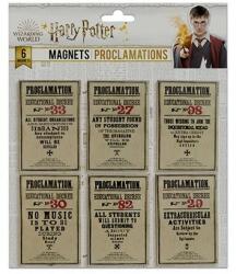  Set 6 Magneti Frigider Harry Potter Proclamations, 5.5x8cm (DO5005)