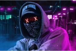 Poster Hoodie Guy With Magical Universe, 61x90cm, poster893 (poster893)
