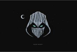 Tablou Canvas Moon Knight Superhero Minimal, 80x50cm, tablou1031 (tablou1031/50x80cm)