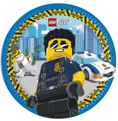 Procos Set 8 Farfurii Lego City Pentru Petrecere, 23cm (5201184934562)