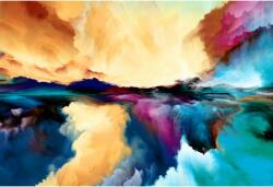  Tablou Canvas Colorful Cloudy Explosion, 80x50cm, tabloucanvas232 (tabloucanvas232/50x80cm)