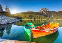 Tablou Canvas Colored Boats On A Lake, 80x50cm, tabloucanvas796 (tabloucanvas796/50x80cm)