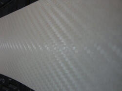 ART Rola folie carbon 3D alba cu tehnologie de eliminare a bulelor de aer 10mx1.5m Cod: CF-10W (TCT-1609)