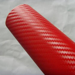 ART Folie carbon 3D rosie latime 1.27mx1m (TCT-1457)