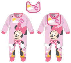 Kids Licencing Disney Minnie egér baba rugdalózó előkével - világosrózsaszín-rózsaszín - 1-3 hónapos babának