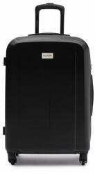 PUCCINI Közepes bőrönd ABS022B Fekete (ABS022B)