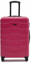 PUCCINI Közepes bőrönd ABS024B Rózsaszín (ABS024B)