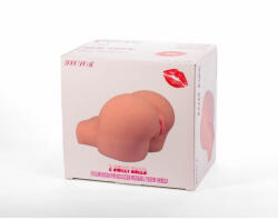 Mistress Double Hole Masturbator IV női fenék maszturbátor / Kerek női popsi, anális vaginális résszel