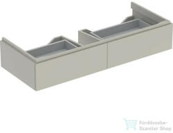 Geberit XENO2 117, 4x46, 2x22 cm-es 2 fiókos alsószekrény LED világítással, matt szürke 500.517. 01.1 (500517001)